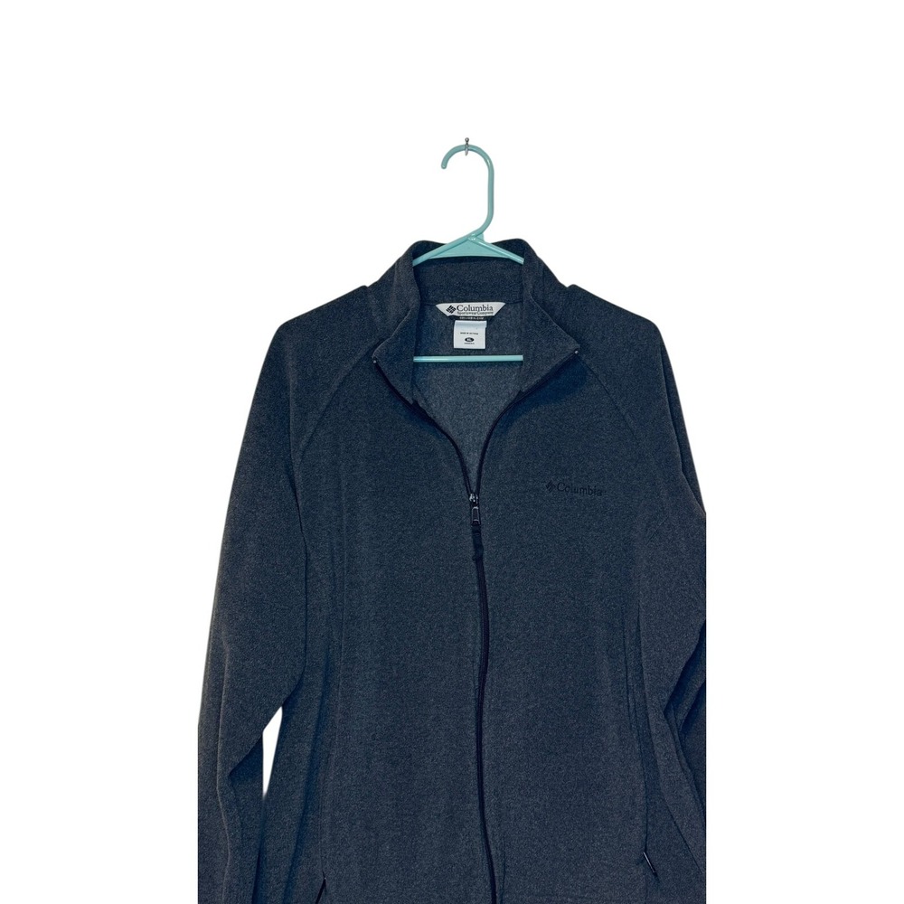 Columbia Women's Jacket Full Zip Long Sleeve Pockets Hiking Outdoor Gray Size XL - Picture 4 of 10
